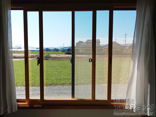 栃木県下都賀郡壬生町のの二重窓（内窓） インプラス ダストバリア仕様 引違い窓 2枚建 施工例