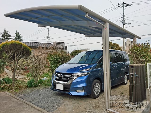 福島県郡山市ののカーポート レイナポートグラン　積雪〜20cm対応 施工例