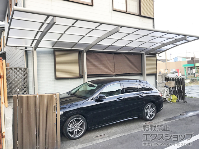 大阪府大阪市ののカーポート レイナポートグラン 延長　積雪〜20cm対応 施工例