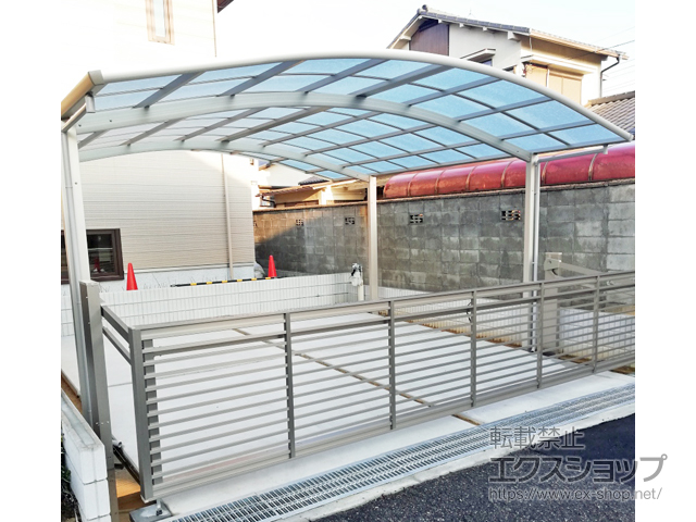 奈良県奈良市ののカーポート レイナツインポートグラン 積雪〜20cm対応 施工例