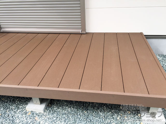 静岡県浜松市ののウッドデッキ マージウッドデッキ 施工例