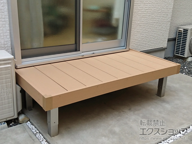 大阪府豊中市ののウッドデッキ リウッドデッキ 200 施工例