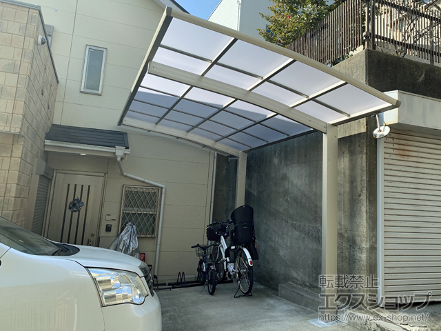 神奈川県横浜市ののカーポート プレシオスポート 積雪〜20cm対応 施工例