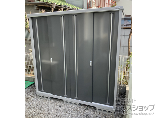 神奈川県横浜市のの物置・屋外倉庫 シンプリー 一般型 1940×755×1903（MJX-197E） MJX-197E-PG 施工例