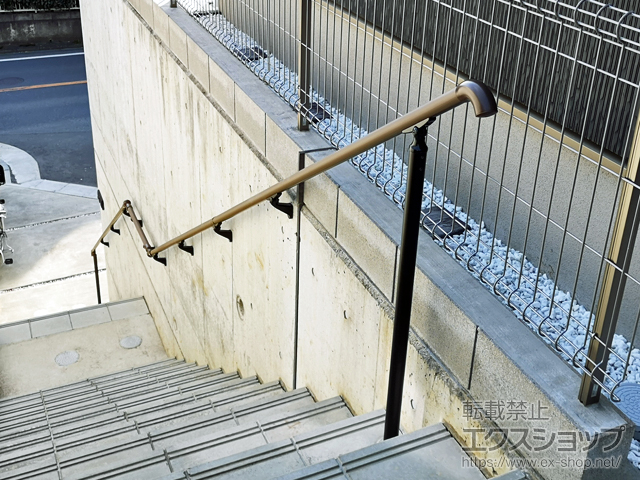 東京都町田市ののフェンス・柵 グリップライン 歩行補助手すり 施工例