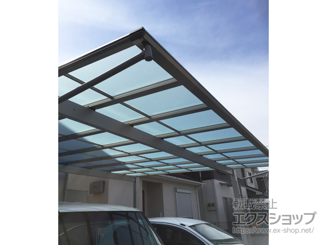 滋賀県守山市ののカーポート エフルージュ ツイン 積雪〜20cm対応 施工例
