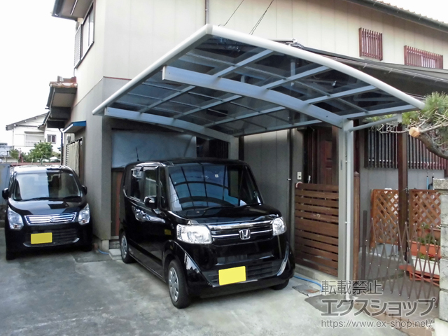 岐阜県各務原市ののカーポート レイナポートグラン　積雪〜20cm対応 施工例