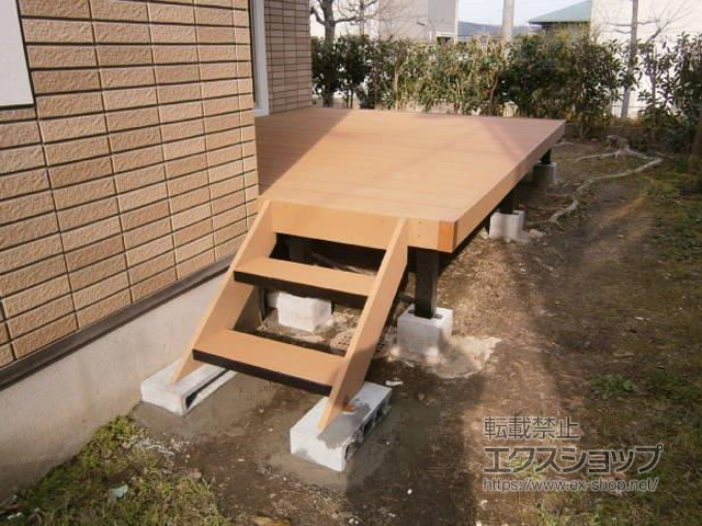 京都府亀岡市ののウッドデッキ リウッドデッキ 200 施工例