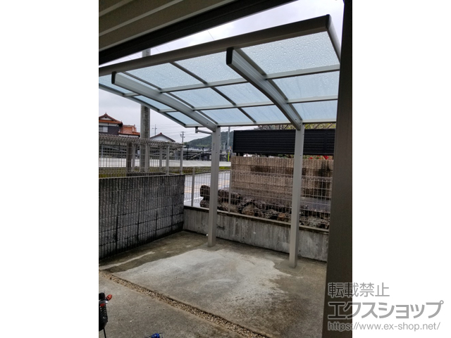 佐賀県武雄市ののサイクルポート・駐輪場 レイナポートグランミニ 積雪〜20cm対応 施工例