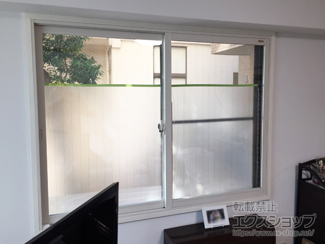 東京都渋谷区のの二重窓（内窓） インプラス ダストバリア仕様 引違い窓 2枚建 施工例