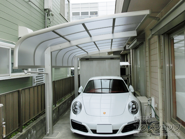 静岡県浜松市ののカーポート レイナキャップポートグラン　積雪〜20cm対応 施工例