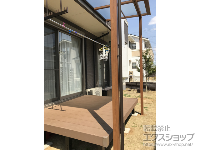 千葉県千葉市ののテラス屋根 サザンテラス (フレーム仕様) テラスタイプ 単体 施工例