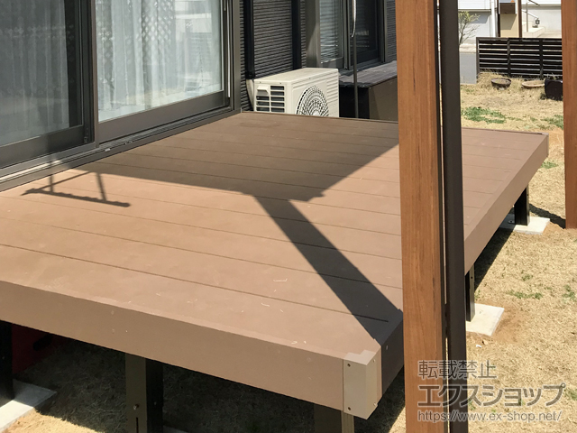 千葉県千葉市ののウッドデッキ リウッドデッキ 200 施工例