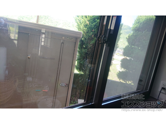 広島県呉市のの二重窓（内窓） インプラス ダストバリア仕様 引違い窓 2枚建 施工例