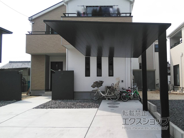 愛知県安城市ののカーポート カーポートSC 積雪〜20cm対応 施工例