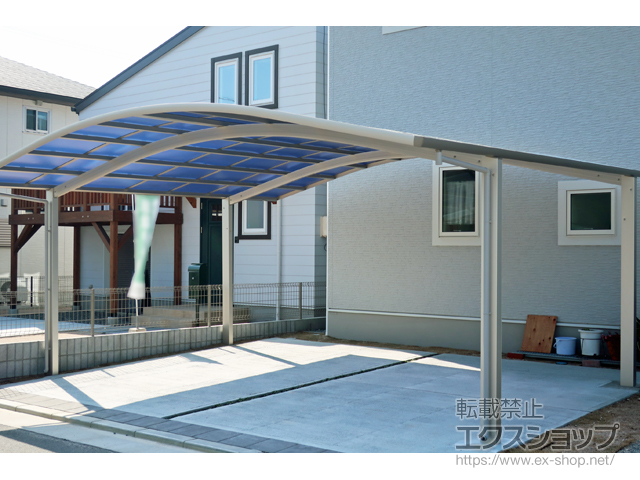 広島県東広島市ののカーポート レイナツインポートグラン　積雪〜20cm対応 施工例