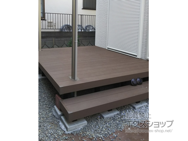 神奈川県秦野市ののウッドデッキ リウッドデッキ 200 施工例