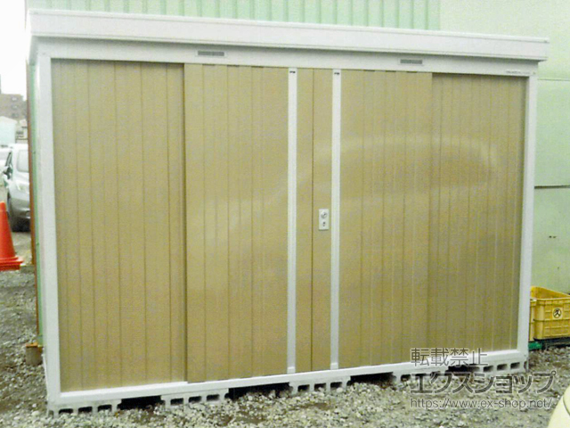 神奈川県相模原市のの物置・屋外倉庫 ネクスタ 一般型 3050×950×2020（NXN-29S） NXN-29S-MB 施工例