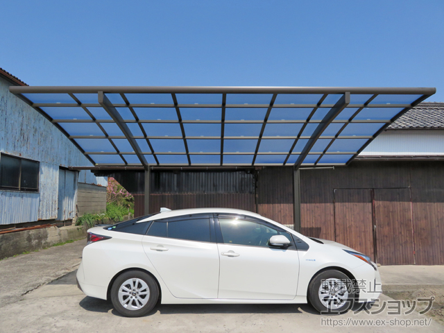 香川県三豊市ののカーポート ネスカR (ラウンドスタイル) 積雪〜20cm対応 施工例