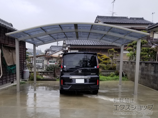 熊本県荒尾市ののカーポート レイナツインポートグラン　積雪〜20cm対応 施工例