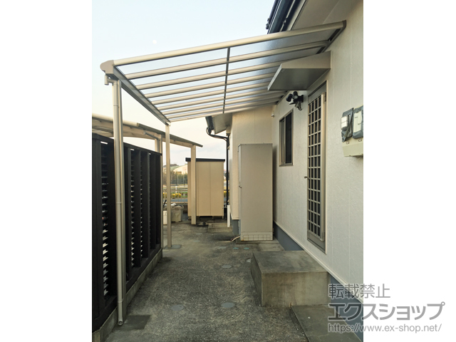 宮崎県宮崎市ののテラス屋根 ヴェクターテラス F型 テラスタイプ 単体 積雪〜20cm対応 施工例