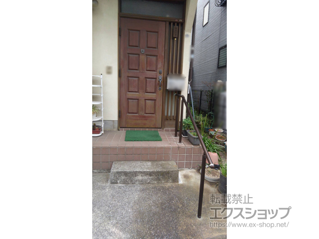 神奈川県横浜市のの手すり パルトナーUDフェンス1型(手すり) 笠木のみタイプ 施工例