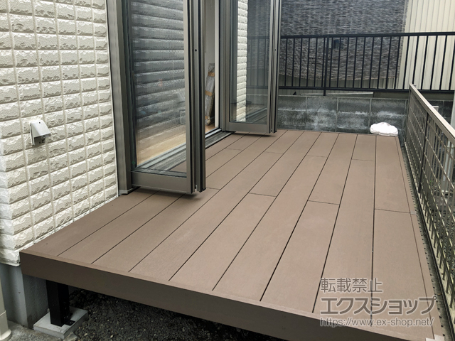 静岡県静岡市ののウッドデッキ リウッドデッキ 200 施工例