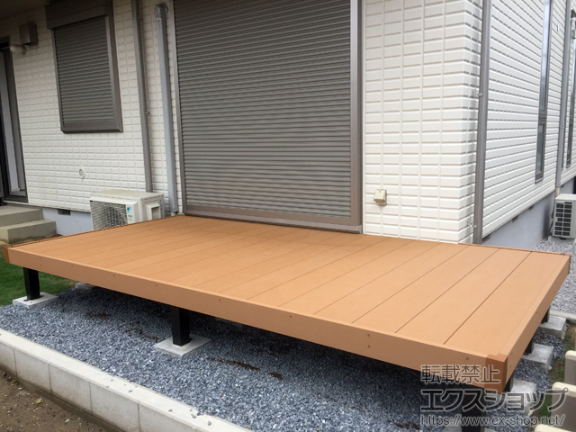 埼玉県熊谷市ののウッドデッキ リウッドデッキ 200 施工例