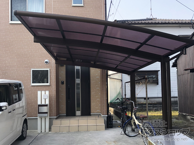 福岡県柳川市ののカーポート レイナポートグラン　積雪〜20cm対応 施工例
