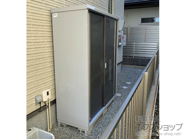 群馬県高崎市のの物置・屋外倉庫 シンプリー 一般型 1520×615×1903 MJX-156E-PG 施工例