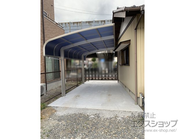 静岡県島田市ののカーポート レイナキャップポートグラン　積雪〜20cm対応 施工例