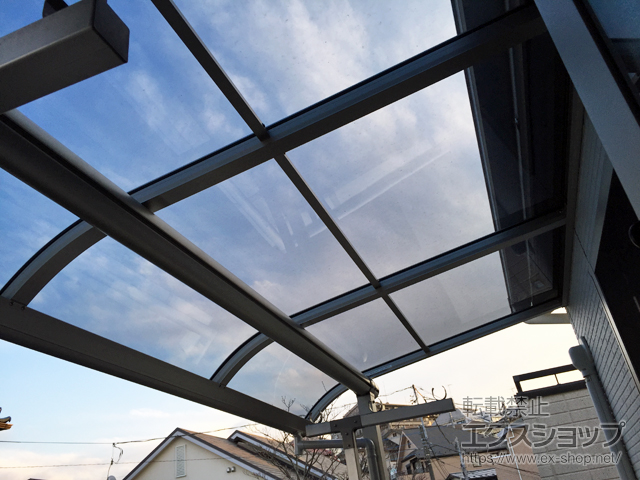 東京都町田市ののバルコニー・ベランダ屋根 ヴェクターテラス R型 屋根タイプ 単体 積雪〜20cm対応 施工例