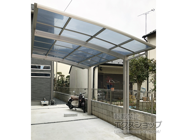 埼玉県春日部市ののカーポート プレシオスポート 積雪〜20cm対応 施工例