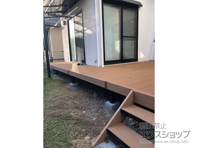 大阪府豊中市ののウッドデッキ リウッドデッキ 200 施工例