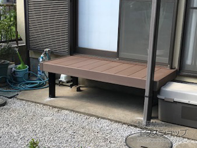 埼玉県飯能市ののウッドデッキ リウッドデッキ 200 施工例