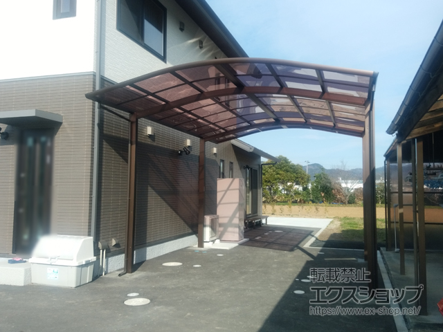 福島県双葉郡楢葉町ののカーポート レイナツインポートグラン　積雪〜20cm対応 施工例