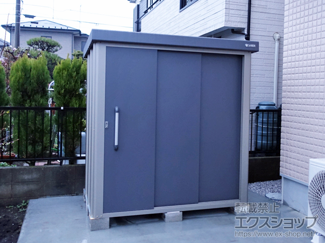 神奈川県相模原市のの物置・屋外倉庫 エスケーエイト SK8-70 一般型 1800×1200×1940 SK8-70-GK 施工例