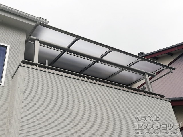 愛知県春日井市ののテラス屋根 プレシオステラス R型 屋根タイプ 単体 積雪〜20cm対応 施工例