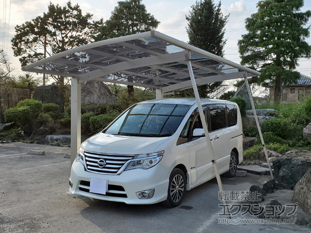 千葉県野田市ののカーポート プレシオスポート 積雪〜20cm対応 施工例