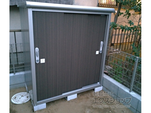 千葉県千葉市のの物置・屋外倉庫 エスモ 一般型 1350×750×1501（ESE-1307E） ESE-1307E-DW 施工例