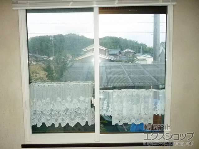 兵庫県加西市のの二重窓（内窓） インプラス ダストバリア仕様 引違い窓 2枚建 施工例