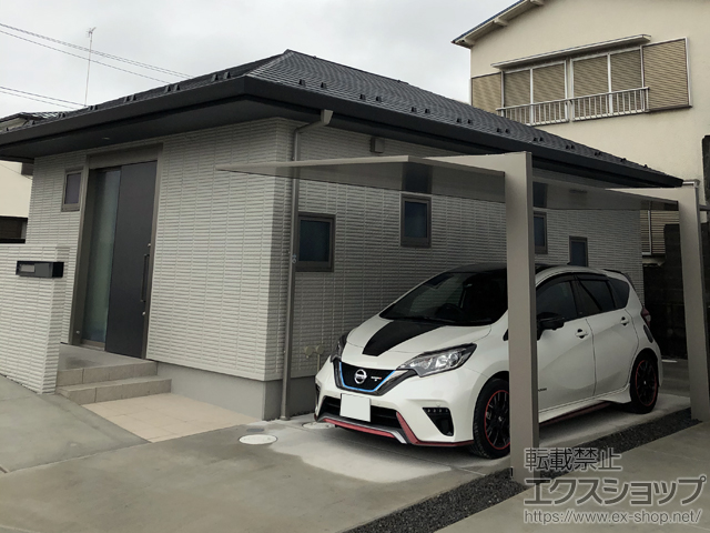 神奈川県小田原市ののカーポート カーポートSC 積雪対応20cm 施工例