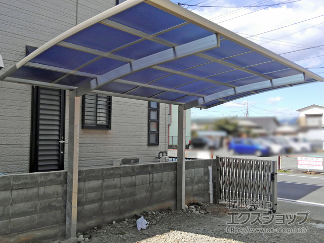 神奈川県小田原市ののカーポート プレシオスポート 積雪〜20cm対応 施工例