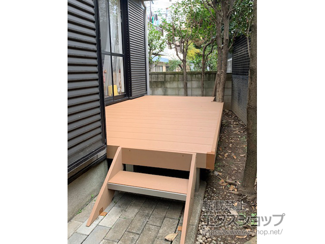 東京都板橋区ののウッドデッキ リウッドデッキ 200 施工例