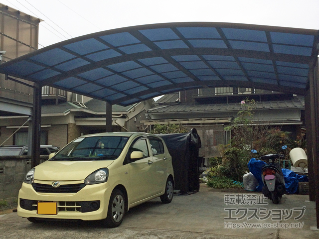 愛媛県伊予郡松前町ののカーポート レイナツインポートグラン　積雪〜20cm対応 施工例