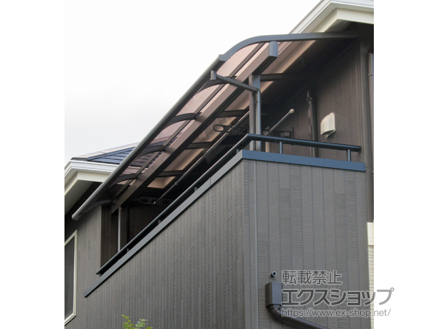 大阪府大阪狭山市ののバルコニー・ベランダ屋根 スピーネ R型 屋根タイプ 単体 積雪〜20cm対応 施工例