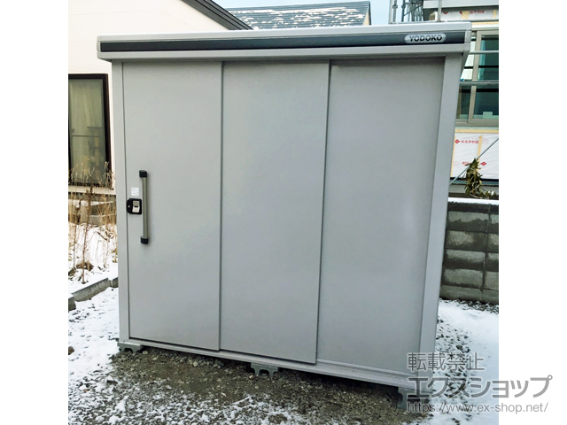 北海道札幌市のの物置・屋外倉庫 エルモ 積雪型 2220×1870×2119 LMDS-2218-CB 施工例