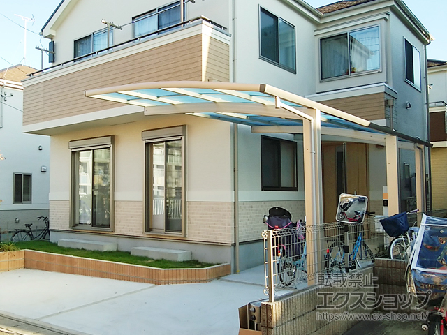 千葉県市川市ののカーポート レイナポートグラン 延長　積雪〜20cm対応 施工例