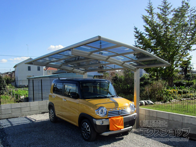 埼玉県東松山市ののカーポート プレシオスポート 積雪〜20cm対応 施工例
