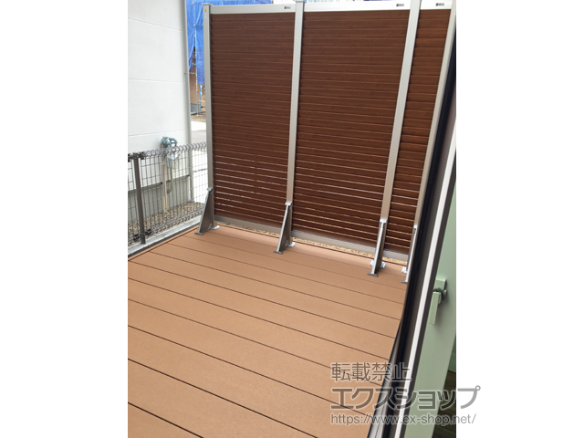 大阪府枚方市ののウッドデッキ リウッドデッキ 200 施工例